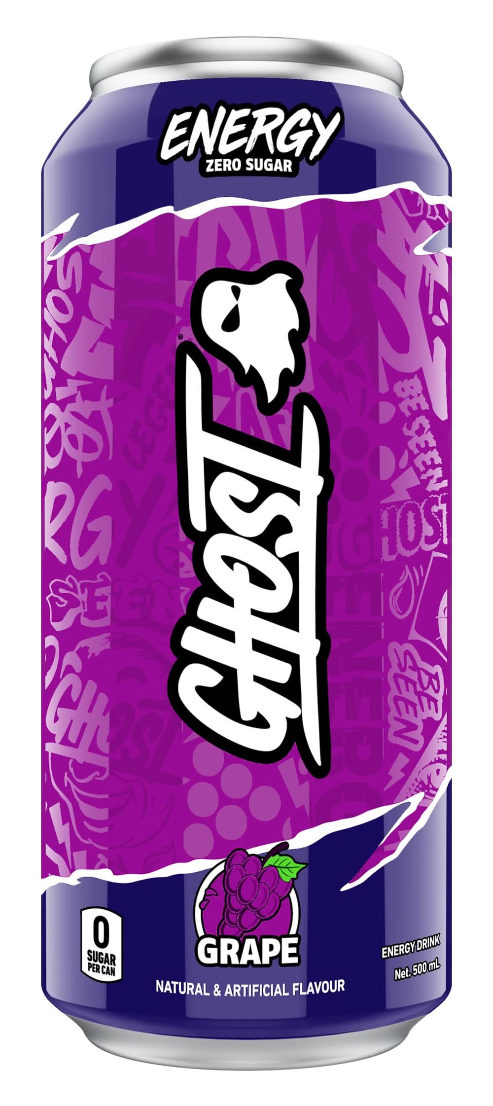 Ghost Energy Grape Zero Sugar 500ml