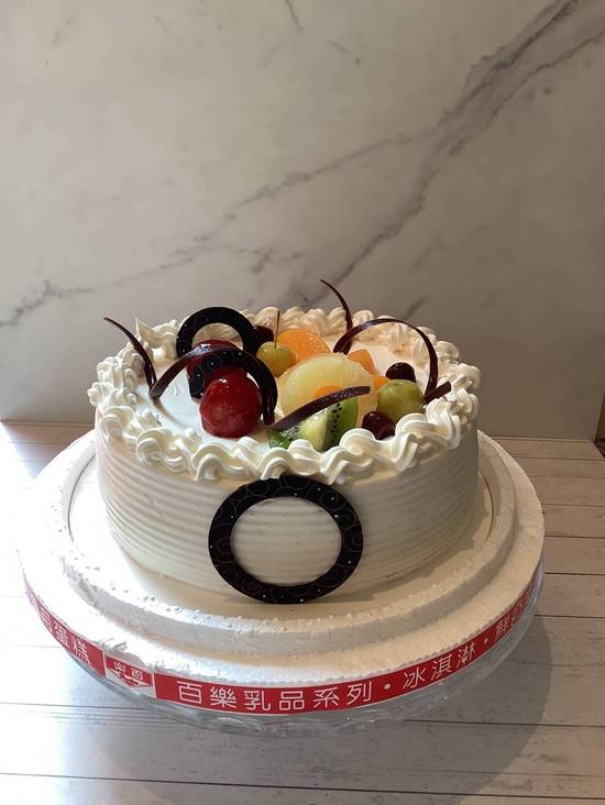 8吋香草鮮奶油生日蛋糕
