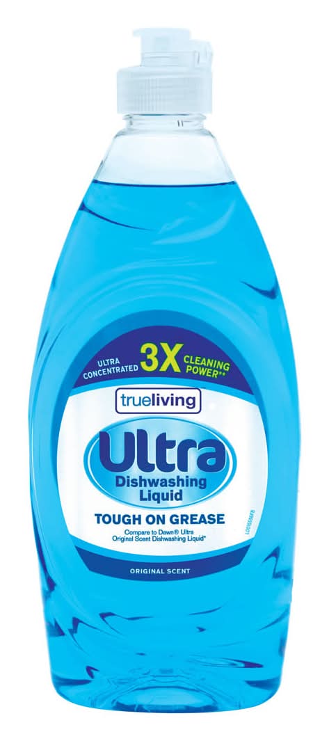 True Living Ultra Dishwashing Liquid Soap Original Scent 18 Oz