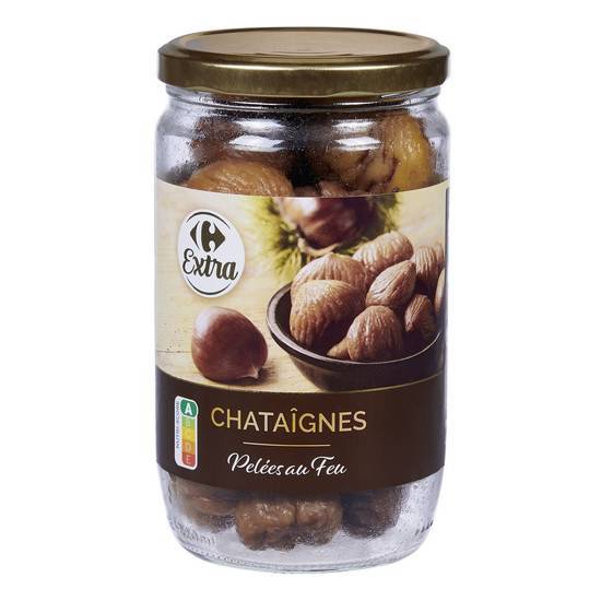 Carrefour - Châtaignes pelées au feu (420g)