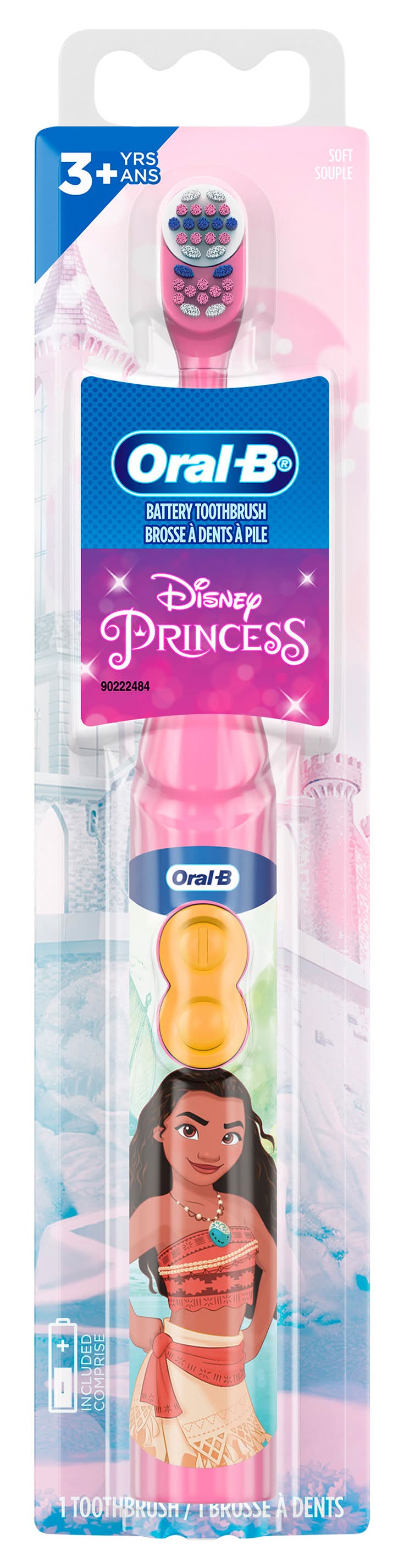 Oral-B 3+ Years Disney Princes Soft Battery Toothbrush (4.8 oz)