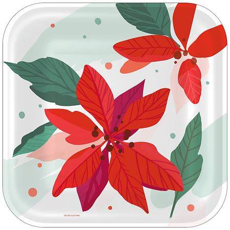 Hallmark Holiday Paper Plates - 8.0 ea