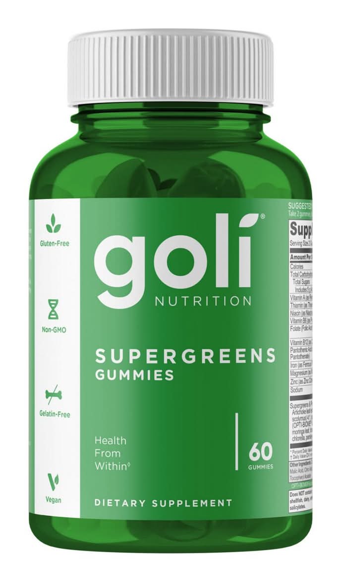 Goli Nutrition Supergreens Gummies (60 ct)