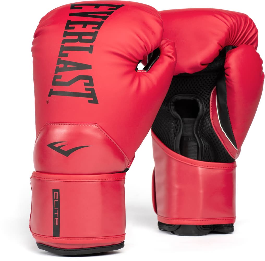 Everlast Elite 2 Boxing Gloves, S-M, Red
