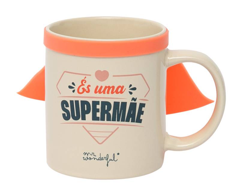 Caneca Com Capa - És Uma Supermãe