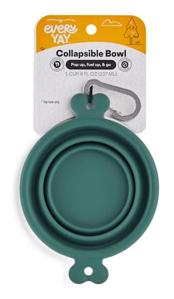 EveryYay Open Air Eats Collapsible Bowl For Dogs 8 Floz