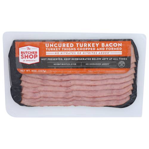 The Butcher Shop Uncured Turkey Bacon