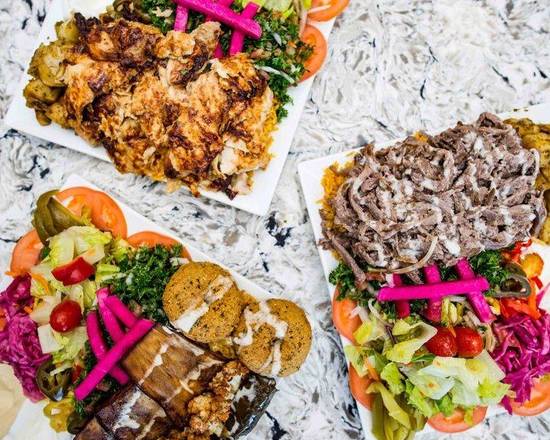 Order Combo Platter (Chicken & Falafel)  food online from Shishkabab store, Gresham on bringmethat.com