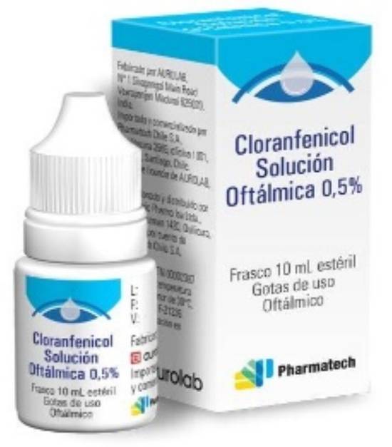 Cloranfenicol 0.5% Solución Oftálmica x 10 ml