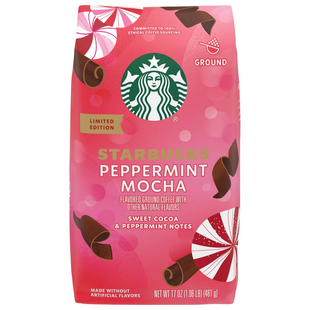 Starbucks Peppermint Mocha Ground Coffee (1.06 lbs)