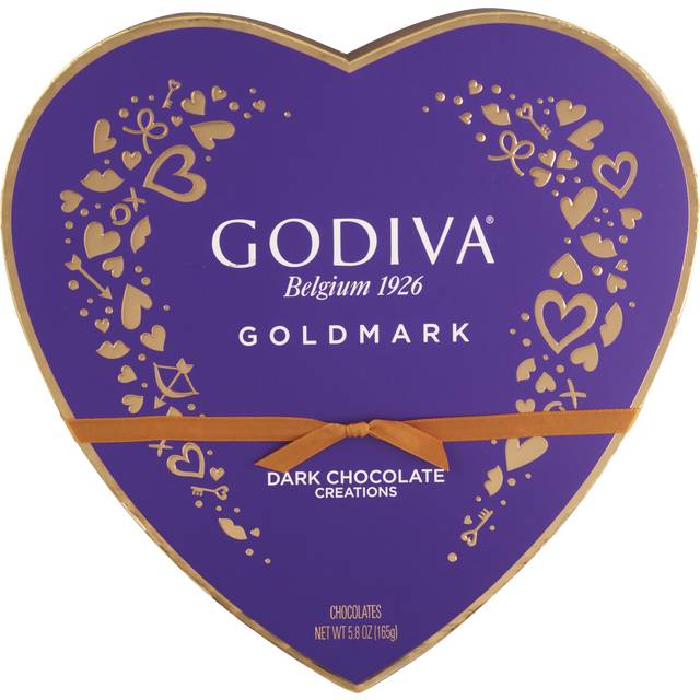 Godiva Gold Mark Dark Chocolate Heart, 14 ct, 5.5 oz