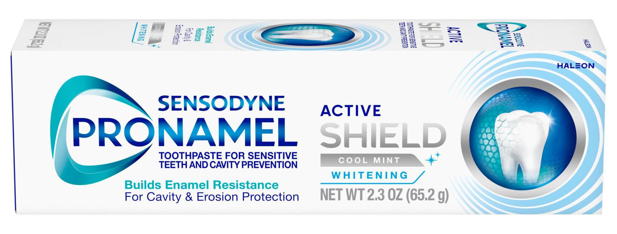 Sensodyne Pronamel Active Shield Whitening Enamel Toothpaste, Mint (2.3 oz)