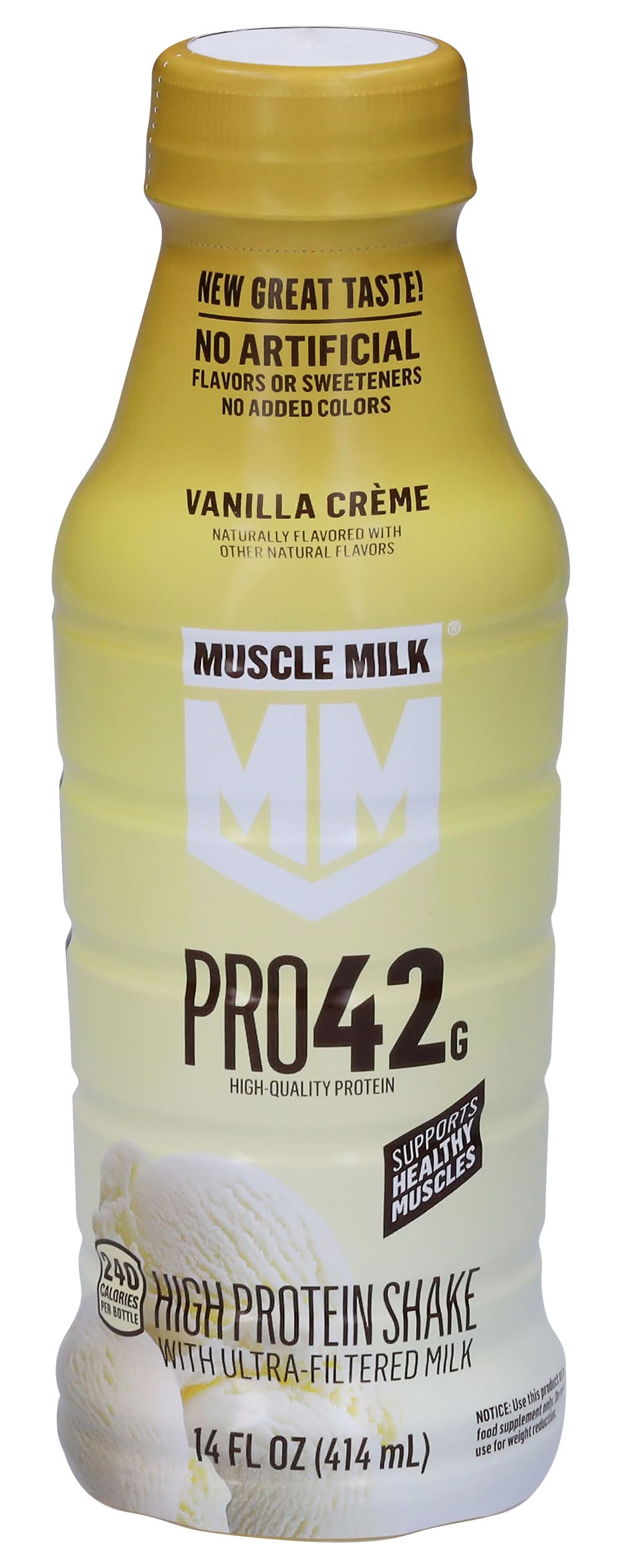 Muscle Milk Pro High Protein Shake, Vanilla Creme (14 fl oz)