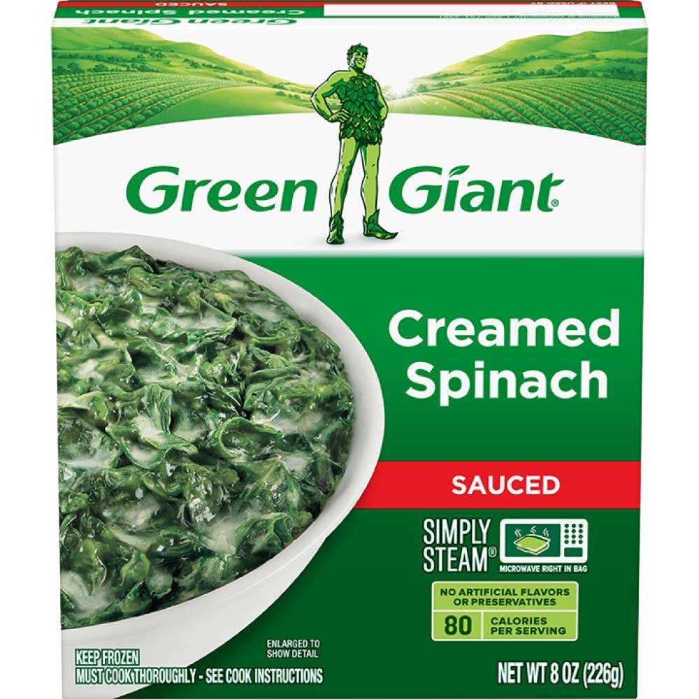 Green Giant Simply Steam Sauced Creamed Spinach (8 oz)