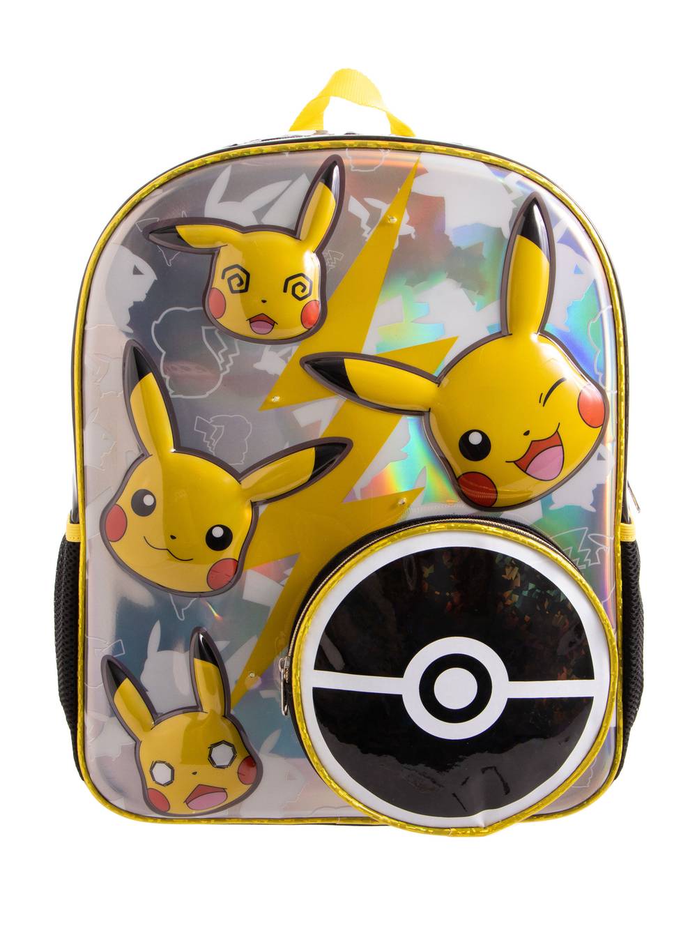 Mochila Pikachu 3D Color Metálica