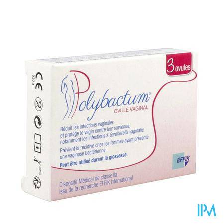 Polybactum Ovule Vaginal 3 Contraception - identique - Vos références santé à petit prix