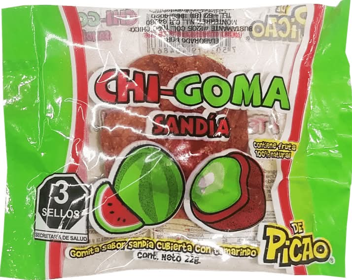 Picao · Chi-goma gomitas cubiertas con tamarindo, sandía (22 g)