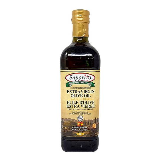 Saporito huile d'olive extra vierge (1 l) - extra virgin olive oil (1 l)