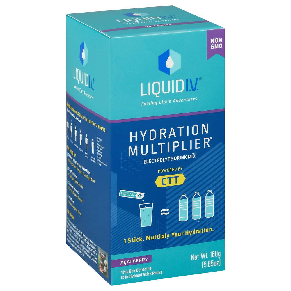 Liquid I.V. Hydration Multiplier Acai Berry Electrolyte Mix (5.7 oz)