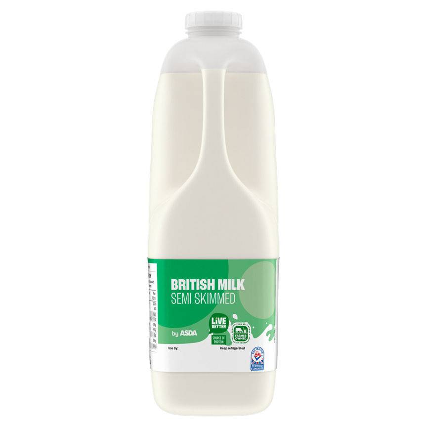 ASDA Semi Skimmed Milk 2pts