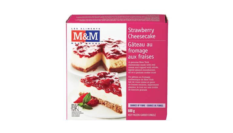 M&M Gâteau au fromage aux fraises 600g/ M&M Strawberry Cheesecake 600g
