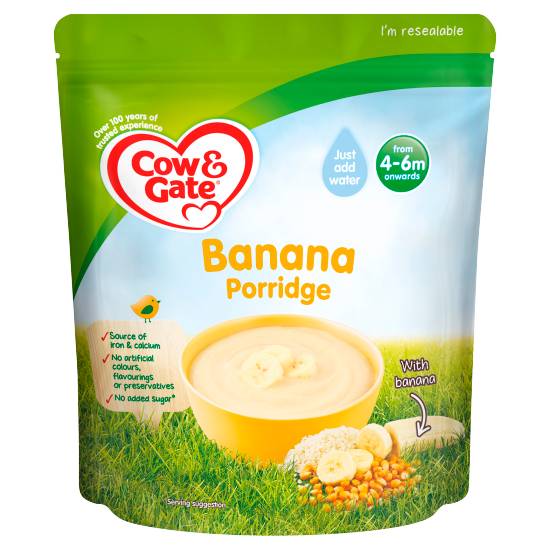 Cow & Gate Banana Porridge Baby Cereal