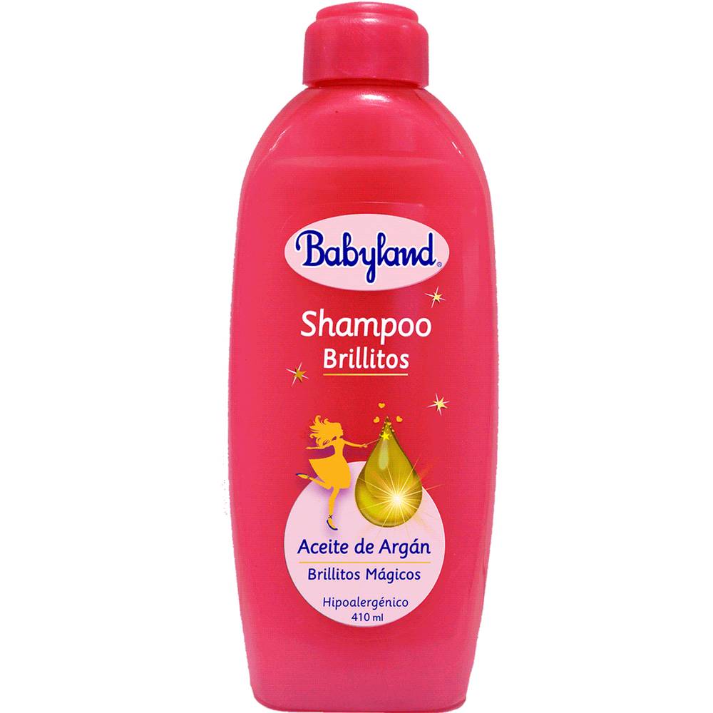 Babyland shampoo brillitos aceite de argán (410 ml)
