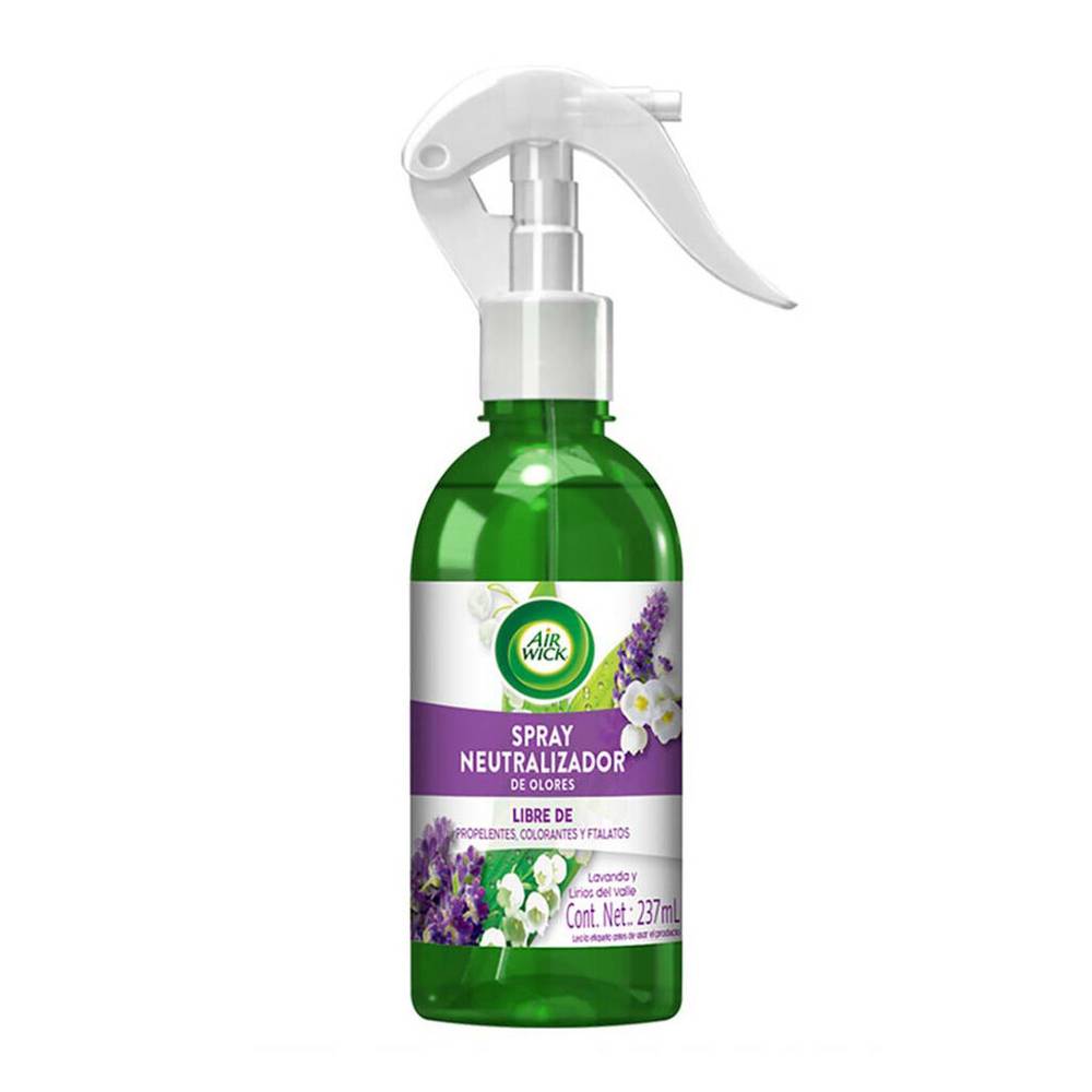 Air wick spray neutralizador de olores lavanda y lirios (237 ml)