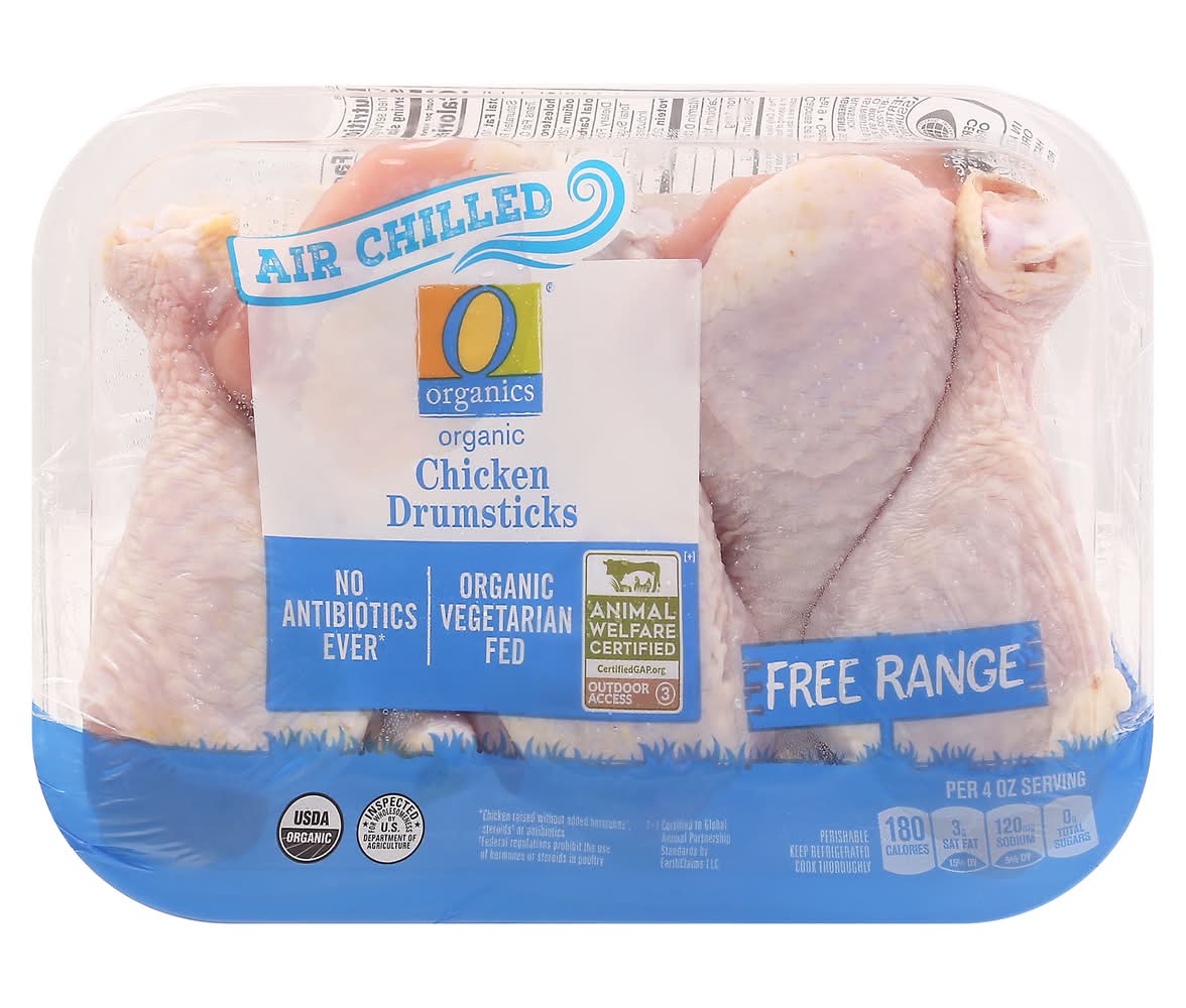 O Organics Organic Chicken Drumsticks (4 oz)