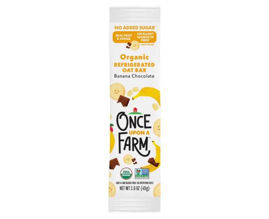 Once Upon a Farm Organic Refrigerated Oat Bar, Banana - Chocolate (1.6 oz)