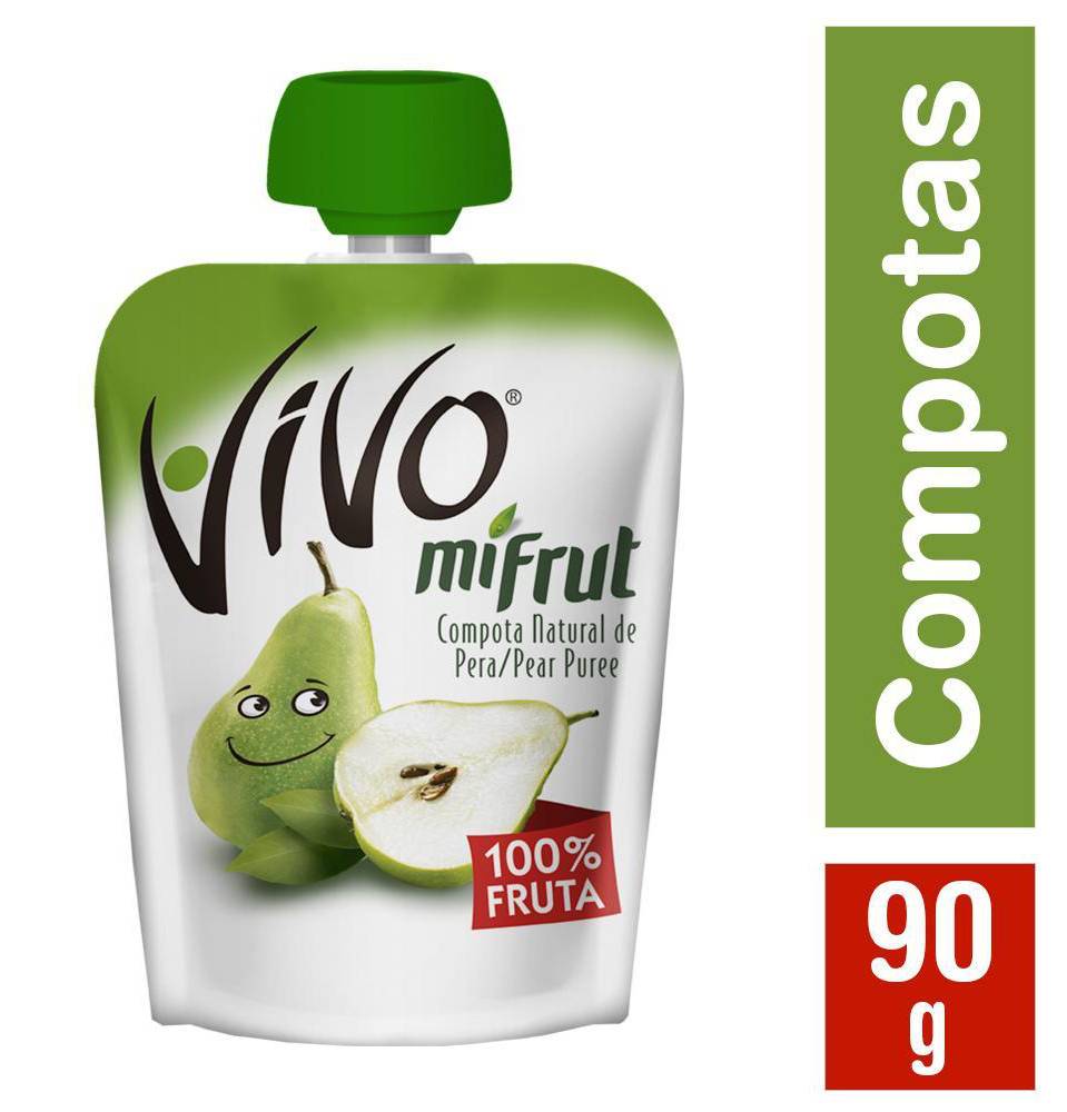 Vivo · Compota pera mi frut (90 g)