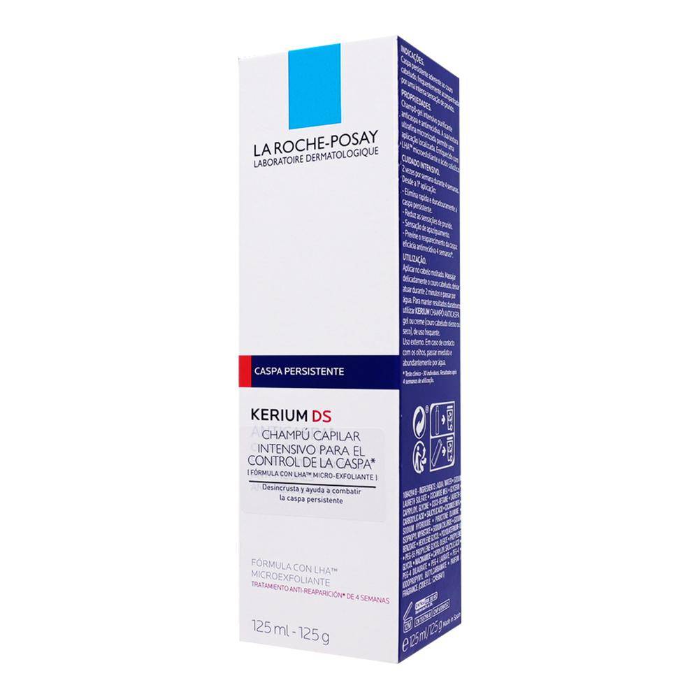 La roche-posay shampoo kerium anticaspa (botella 125 ml)