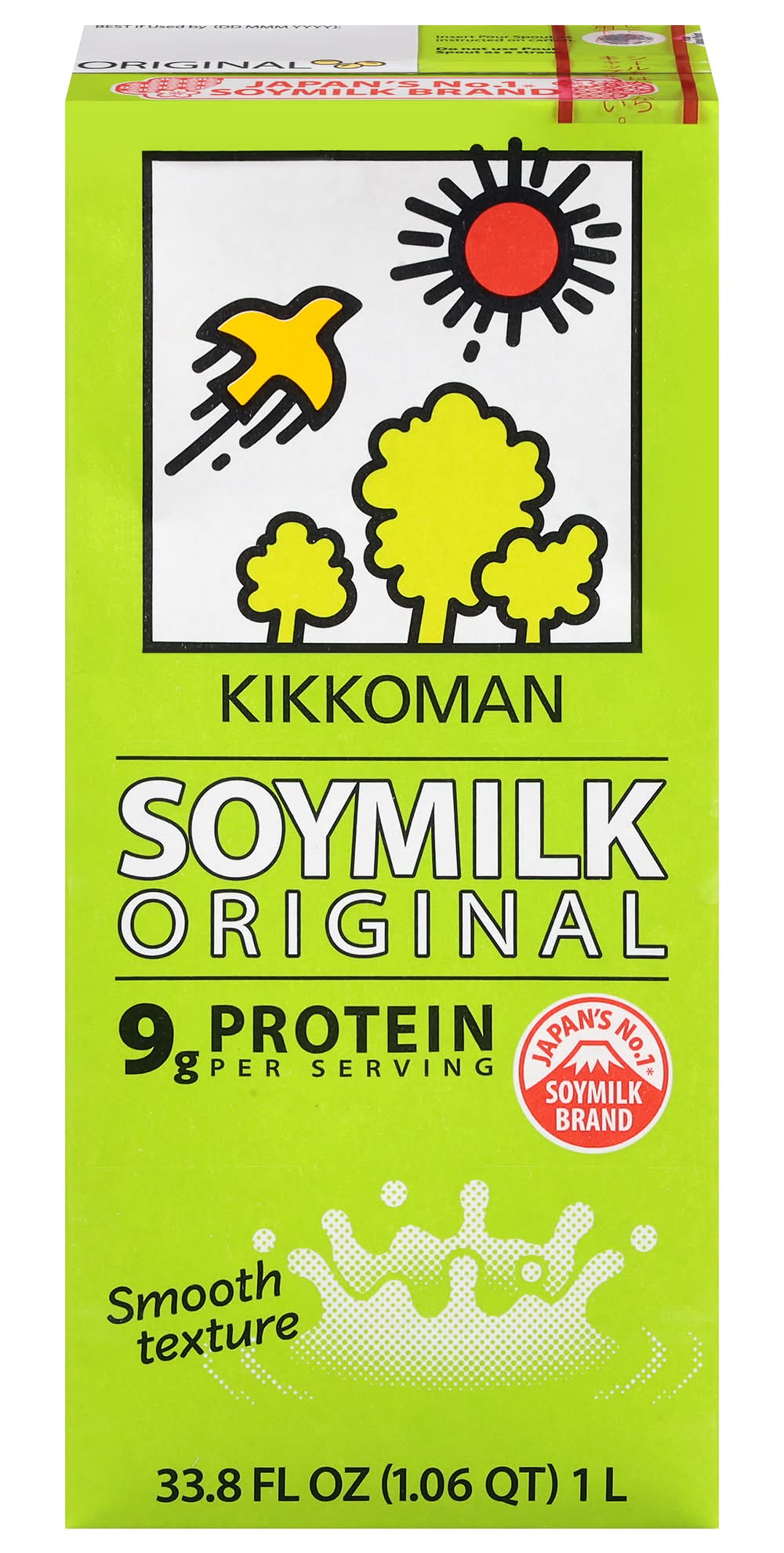 Kikkoman Soft & Smooth Soymilk, Original (33.81 fl oz)