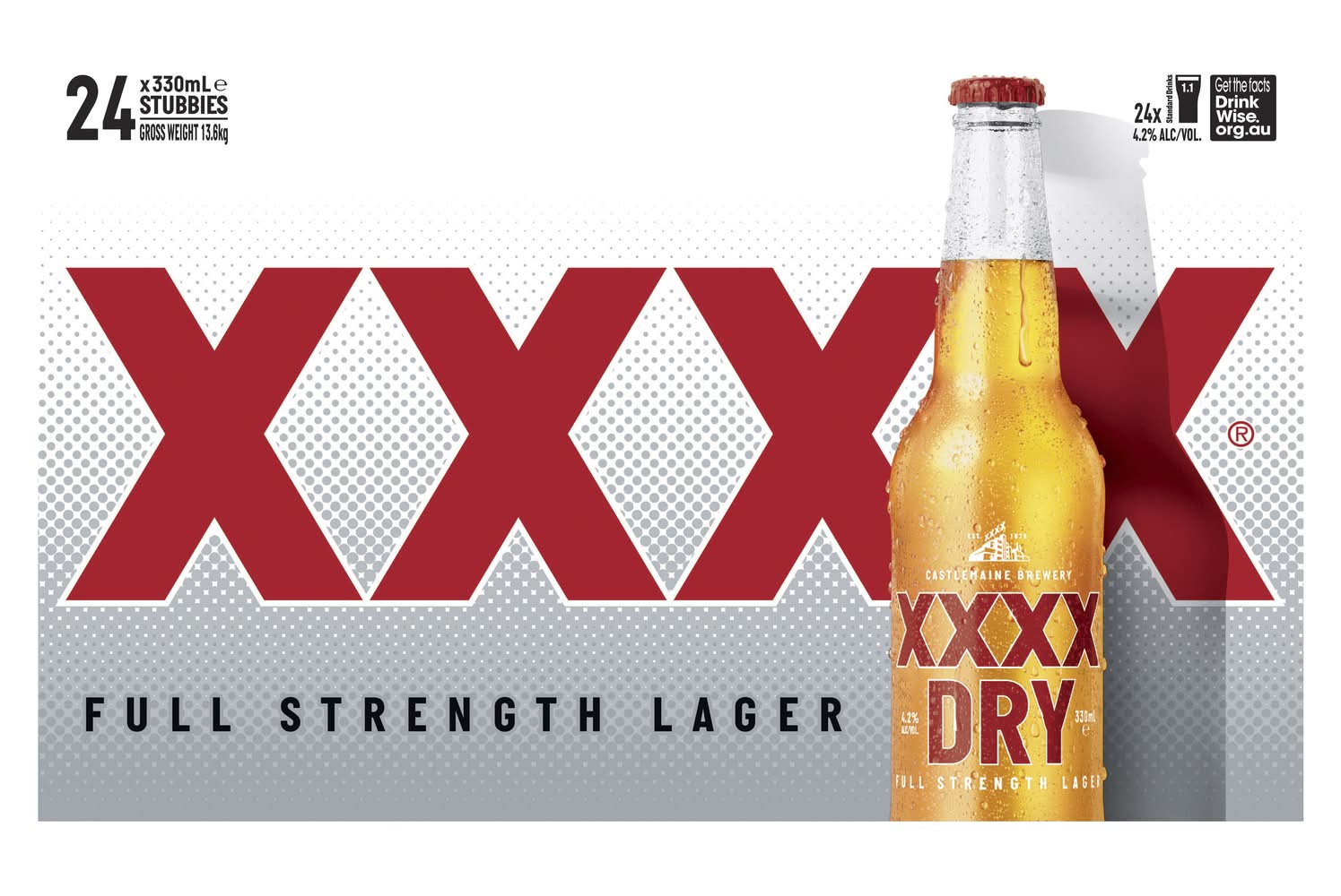 XXXX Full Strength Lager Beer Delivery Near Me | Order Online