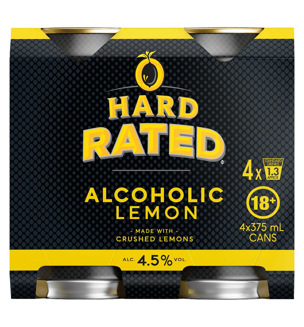 Hard Rated Can 4x375mL