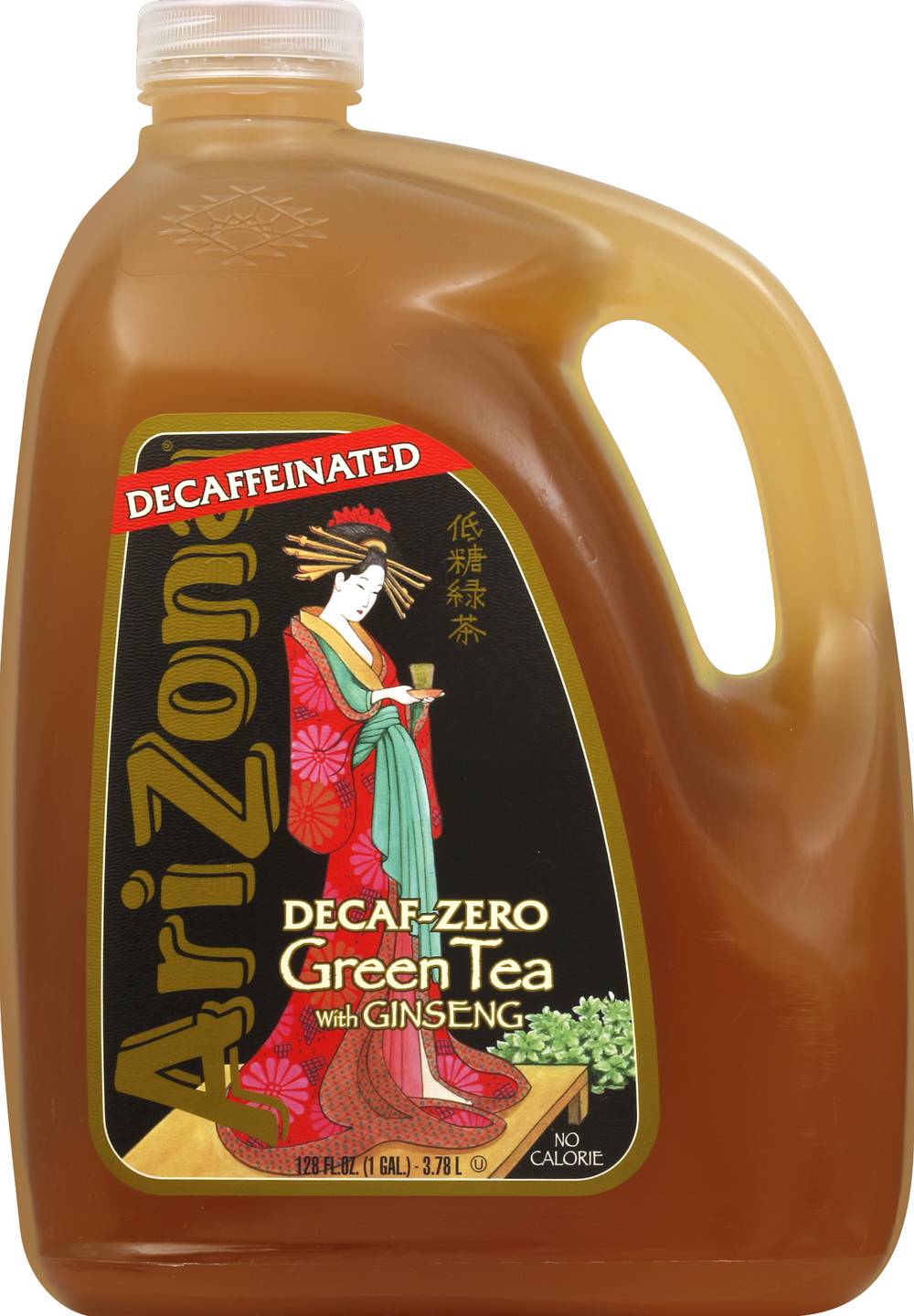 AriZona Decaffeinated Green Tea With Ginseng (128 fl oz)