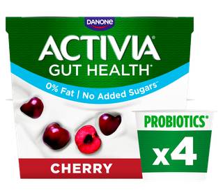 Activia Cherry No Added Sugar Gut Health Yogurt 4 x 115g (460g)
