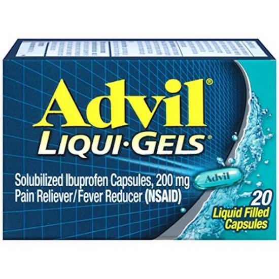 Advil Liquid Gel 20ct