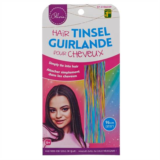 # Shiny Hair Accessory, Tinsel (96 CM)