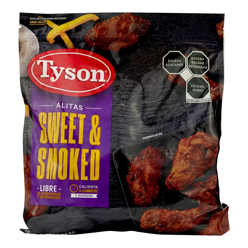 Tyson · Alitas de pollo congeladas, sweet-smoked