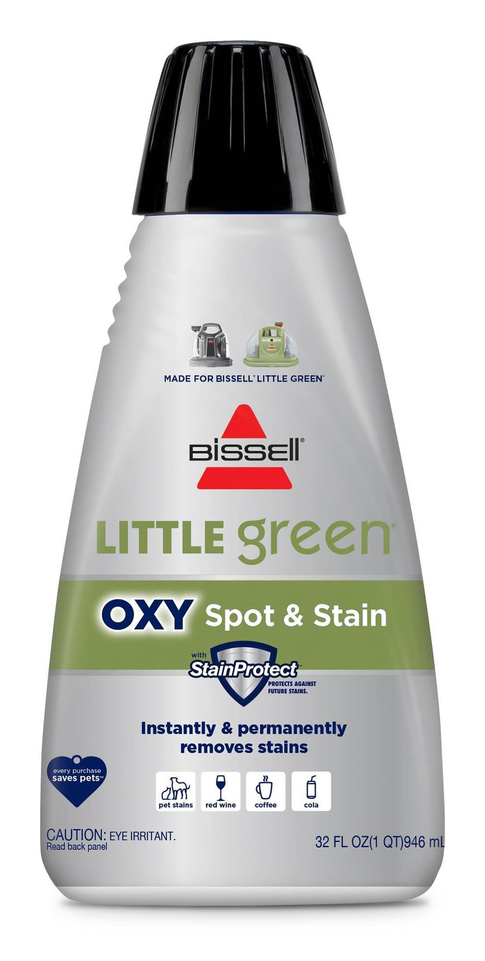 Bissell Little Green Oxy Spot & Stain Formula For Portable Carpet Cleaner (32 fl oz)