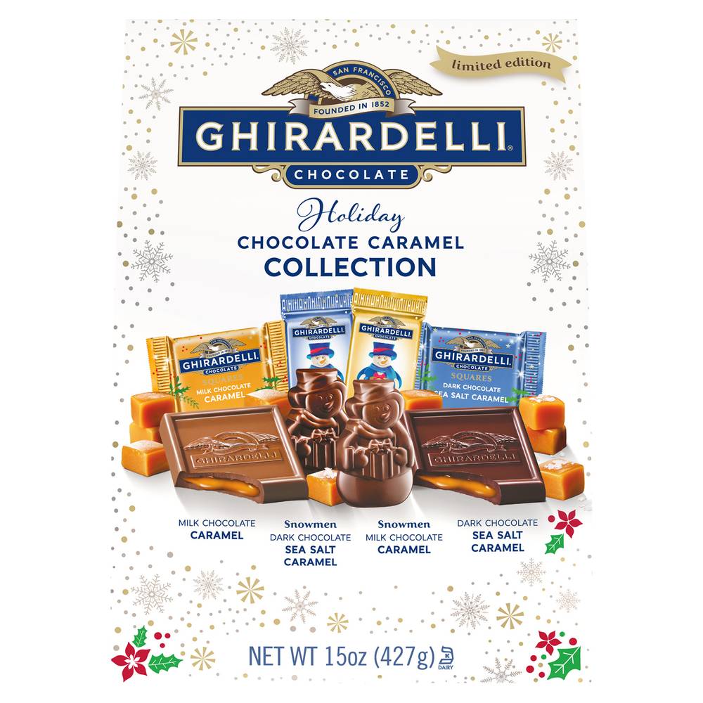 Ghirardelli Holiday Bag Xl Chocolate Caramel Assortment (15 oz)