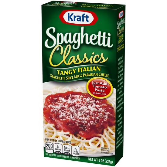 Kraft Classics Tangy Italian Spaghetti (8 oz)