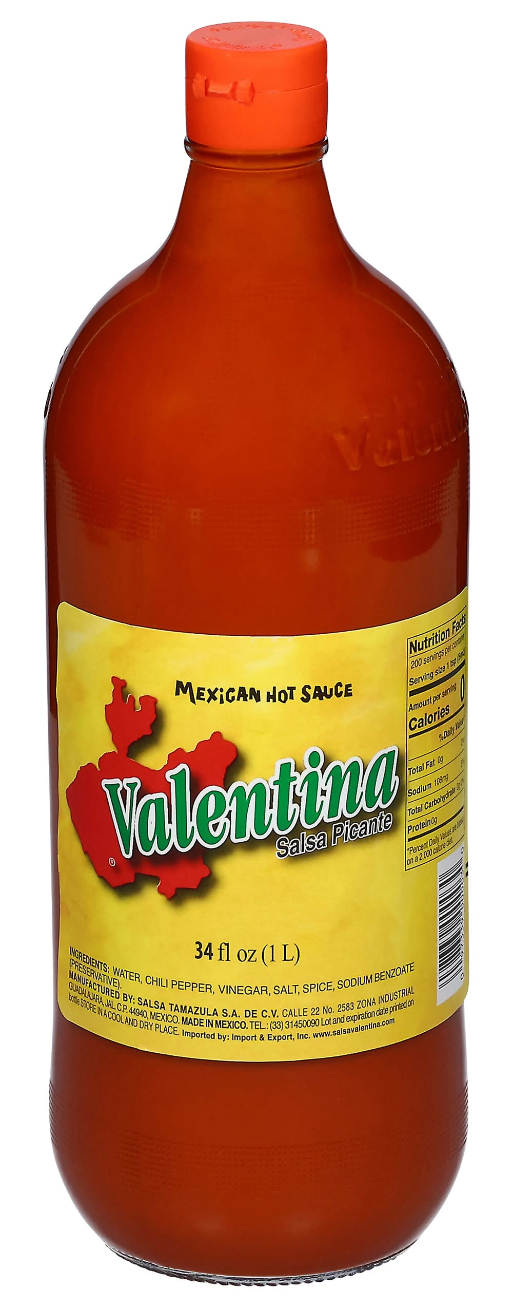 Valentina Mexican Hot Sauce (34 fl oz)