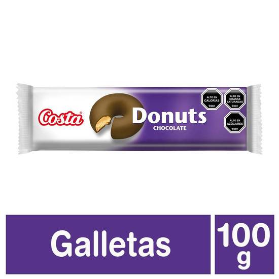 Costa - Galletas Donuts chocolate - 100 g