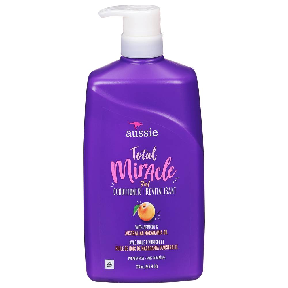 Aussie Total Miracle Conditioner Paraben Free (26.2 fl oz)