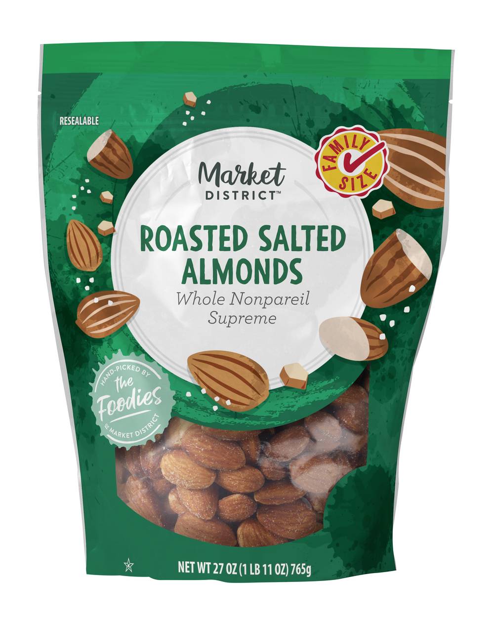Market District Whole Nonpareil Supreme Roasted Salted Almonds Delivery ...