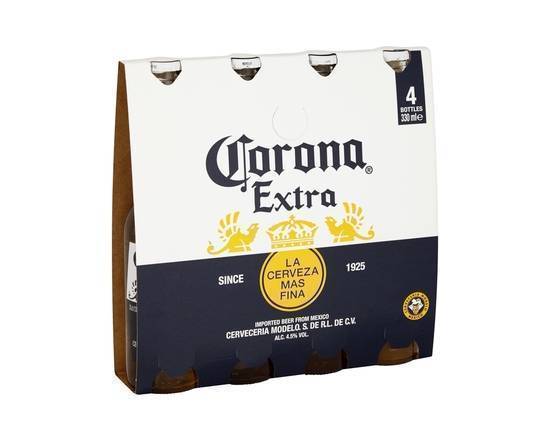 Corona Lager Beer Bottles 4 x 330ml