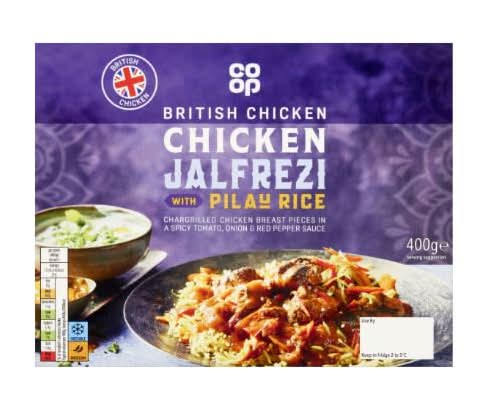 Co-op British Chicken Jalfrezi with Pilau Rice 400g