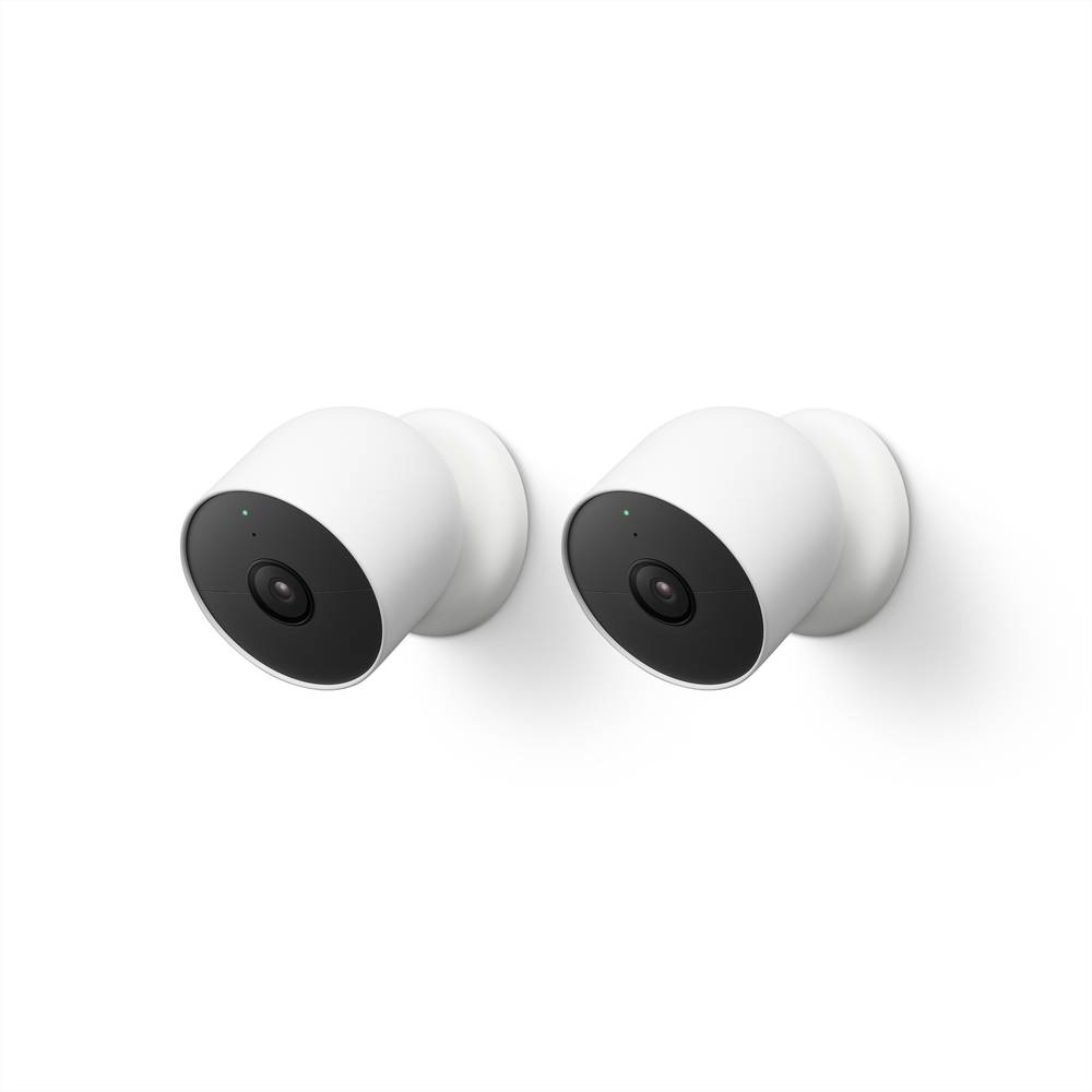 Google Nest Cam - Battery-Powered Wireless Indoor and Outdoor Smart Home Security Camera - 2 Pack | GA01894-US